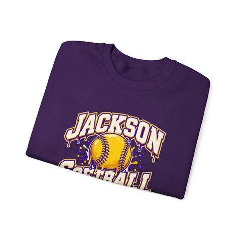 Jackson Polar Bears Softball Drip Crewneck