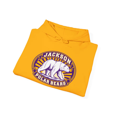 Jackson Polar Bears Heritage Bear Badge Hoodie