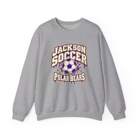 Jackson Polar Bears Soccer Drip Crewneck