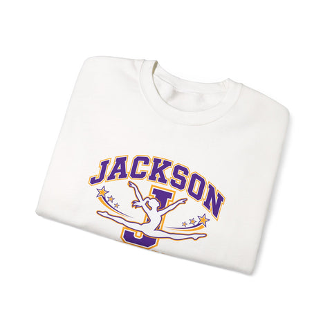 Jackson Polar Bears Gymnastics Varsity J Crewneck Sweatshirt