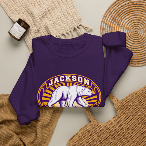 Jackson Polar Bears Heritage Bear Badge Crewneck