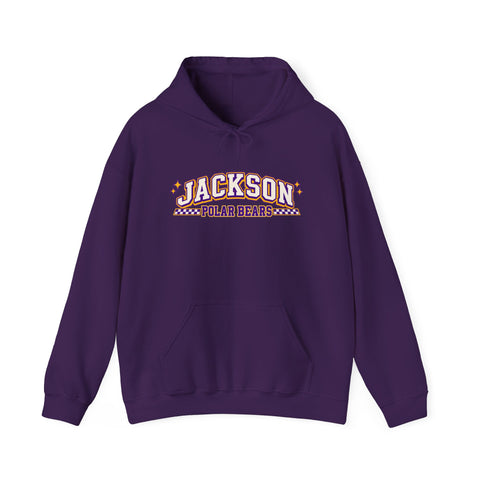 Jackson Polar Bears Checkerboard Spirit Hoodie