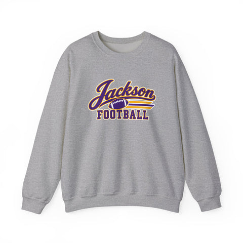 Jackson Polar Bears Football Retro Script Crewneck Sweatshirt