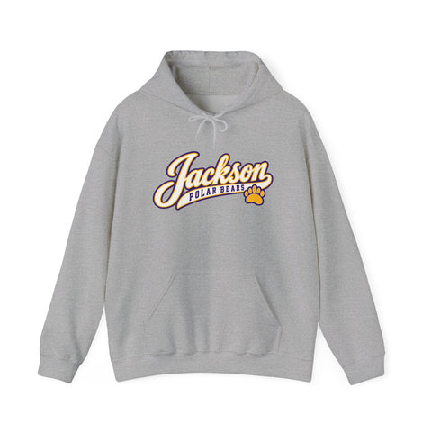 Jackson Polar Bears Classic Script Paw Hoodie