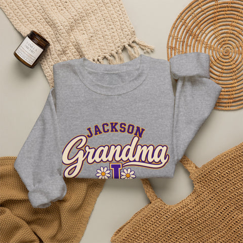 Jackson Polar Bears Grandma Floral Crewneck
