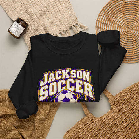 Jackson Polar Bears Soccer Drip Crewneck