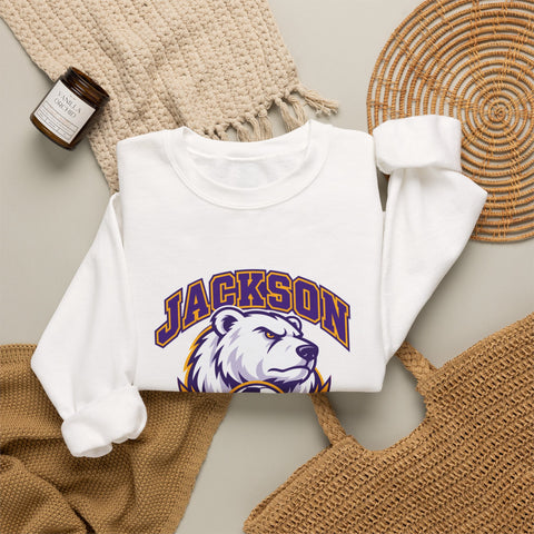 Jackson Polar Bears Soccer Mascot Crewneck Sweatshirt