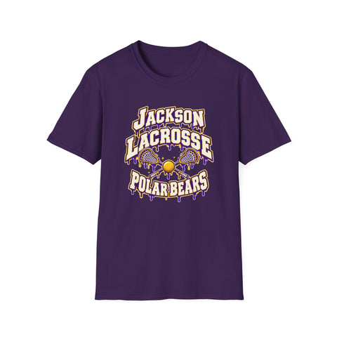Jackson Polar Bears Lacrosse Drip T-Shirt