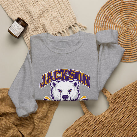 Jackson Polar Bears Swim & Dive Mascot Crewneck Sweatshirt