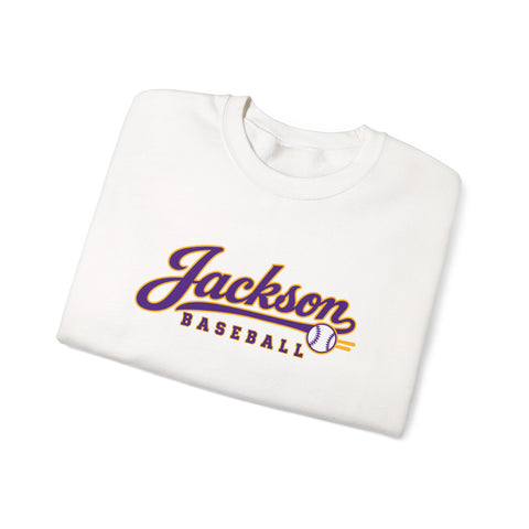 Jackson Polar Bears Baseball Retro Script Crewneck Sweatshirt