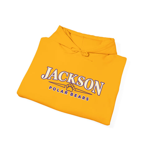 Jackson Polar Bears Classic Serif Paw Hoodie