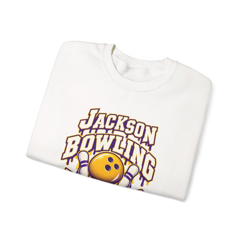 Jackson Polar Bears Bowling Drip Crewneck