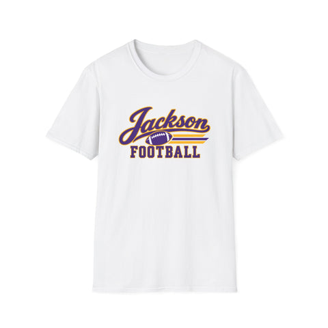 Jackson Polar Bears Football Retro Script T-Shirt