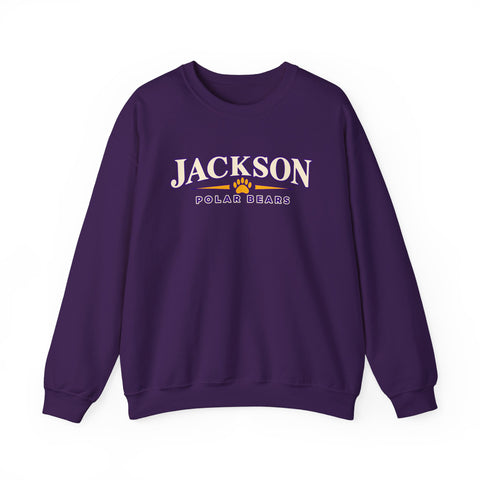 Jackson Polar Bears Classic Serif Paw Crewneck
