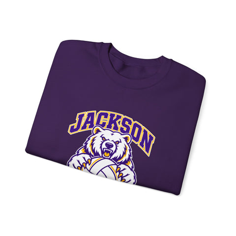 Jackson Polar Bears Volleyball Mascot Crewneck Sweatshirt