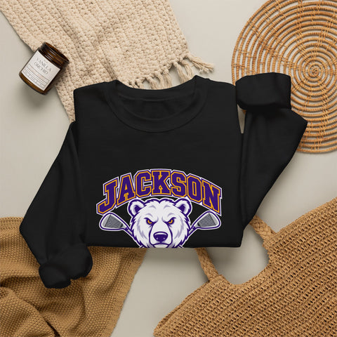 Jackson Polar Bears Golf Mascot Crewneck Sweatshirt