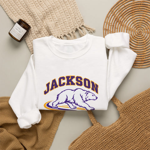 Jackson Polar Bears Cross Country Running Bear Crewneck Sweatshirt