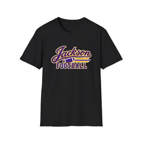Jackson Polar Bears Football Retro Script T-Shirt