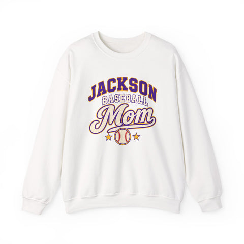 Jackson Polar Bears Baseball Mom Crewneck