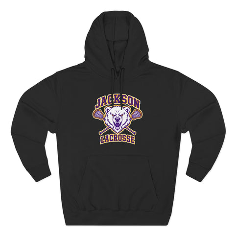 Jackson Polar Bears Lacrosse Mascot Hoodie