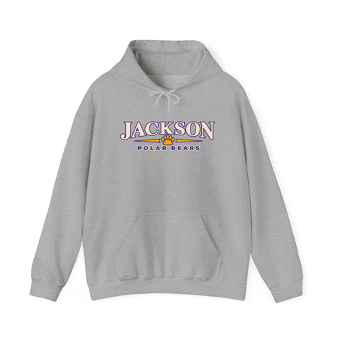 Jackson Polar Bears Classic Serif Paw Hoodie