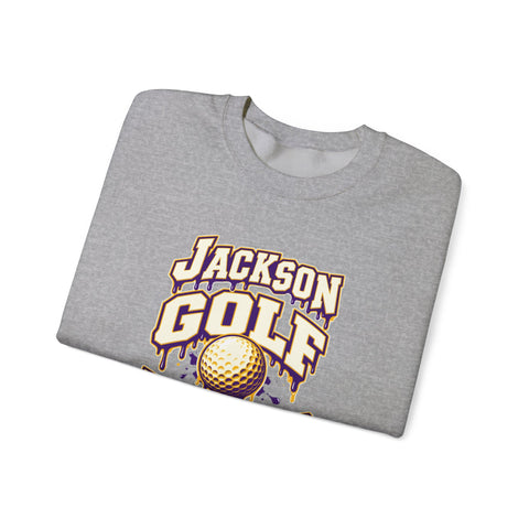 Jackson Polar Bears Golf Drip Crewneck