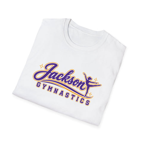 Jackson Polar Bears Gymnastics Retro Script T-Shirt