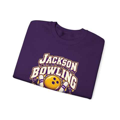 Jackson Polar Bears Bowling Drip Crewneck