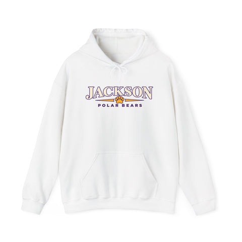 Jackson Polar Bears Classic Serif Paw Hoodie