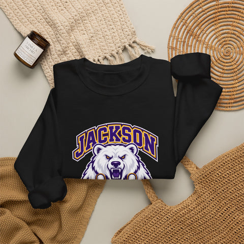 Jackson Polar Bears Bowling Mascot Crewneck Sweatshirt