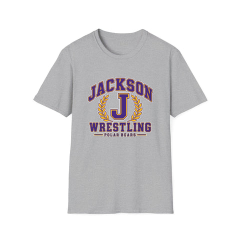 Jackson Polar Bears Wrestling Varsity J T-Shirt