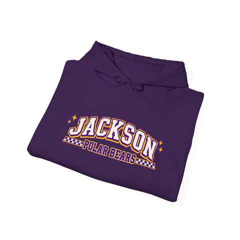 Jackson Polar Bears Checkerboard Spirit Hoodie