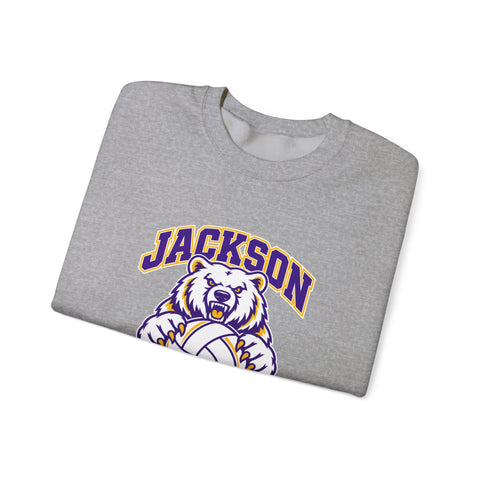 Jackson Polar Bears Volleyball Mascot Crewneck Sweatshirt