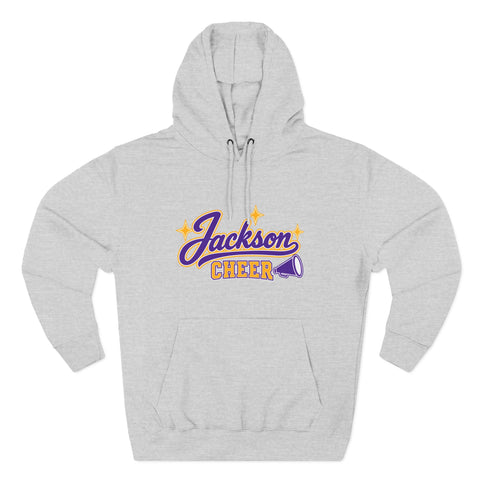 Jackson Polar Bears Cheer Retro Script Hoodie