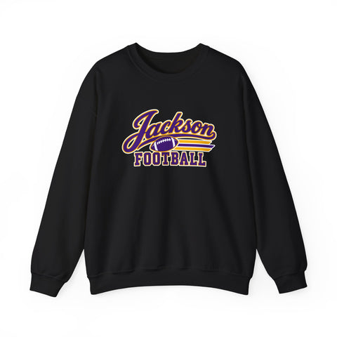 Jackson Polar Bears Football Retro Script Crewneck Sweatshirt