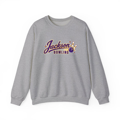 Jackson Polar Bears Bowling Retro Script Crewneck Sweatshirt