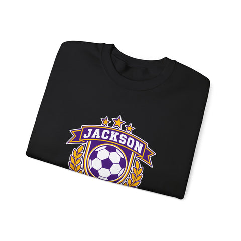 Jackson Polar Bears Soccer Retro Crest Crewneck Sweatshirt