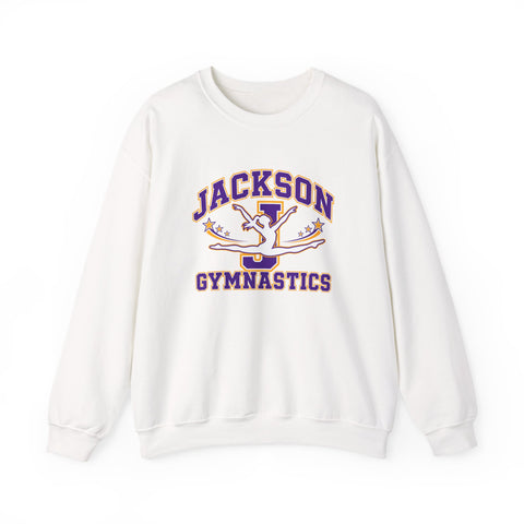 Jackson Polar Bears Gymnastics Varsity J Crewneck Sweatshirt