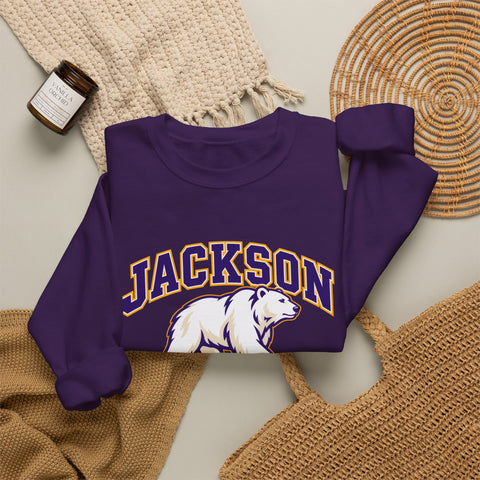 Jackson Polar Bears Varsity Arch Crewneck