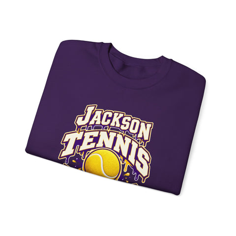 Jackson Polar Bears Tennis Drip Crewneck