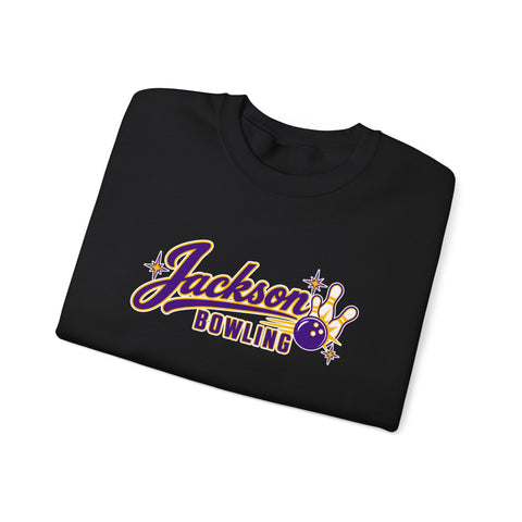 Jackson Polar Bears Bowling Retro Script Crewneck Sweatshirt