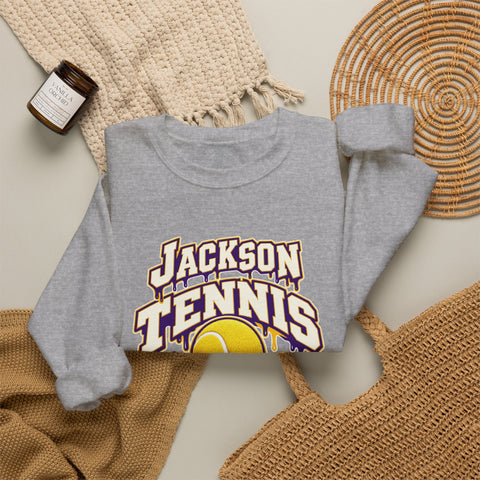Jackson Polar Bears Tennis Drip Crewneck