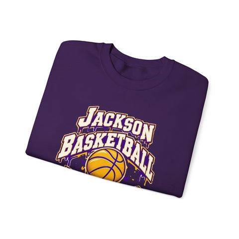 Jackson Polar Bears Basketball Drip Crewneck