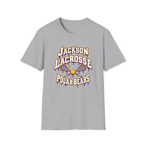 Jackson Polar Bears Lacrosse Drip T-Shirt