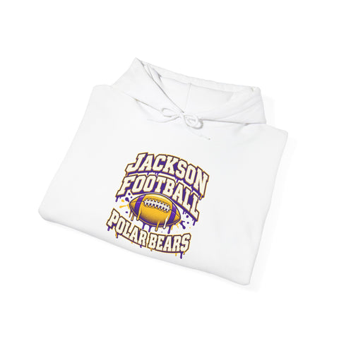 Jackson Polar Bears Football Drip Hoodie