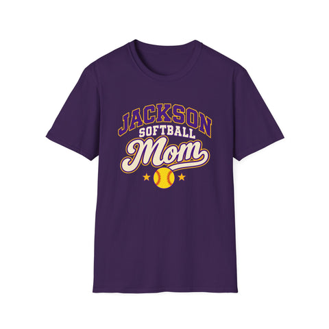 Jackson Polar Bears Softball Mom T-Shirt