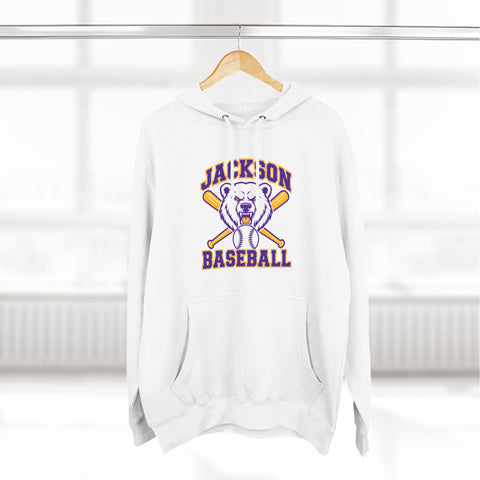 Jackson Polar Bears Baseball Mascot Hoodie