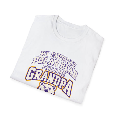Jackson Polar Bears My Favorite Polar Bear Grandpa T-Shirt
