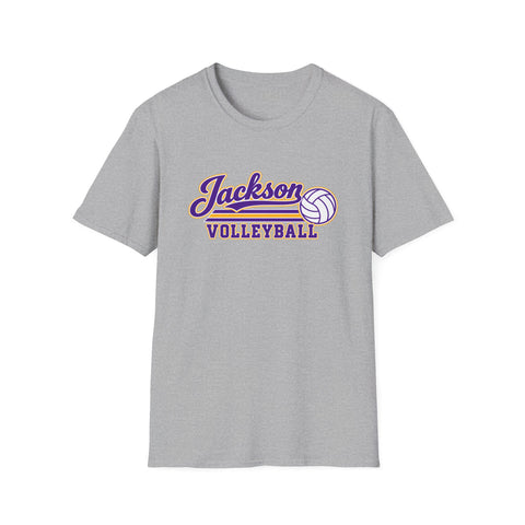Jackson Polar Bears Volleyball Retro Script T-Shirt