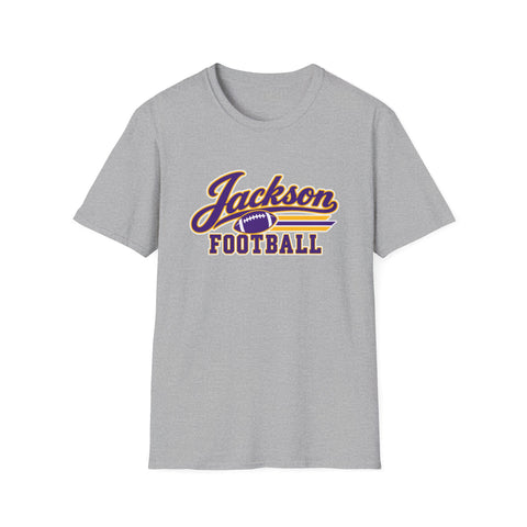 Jackson Polar Bears Football Retro Script T-Shirt